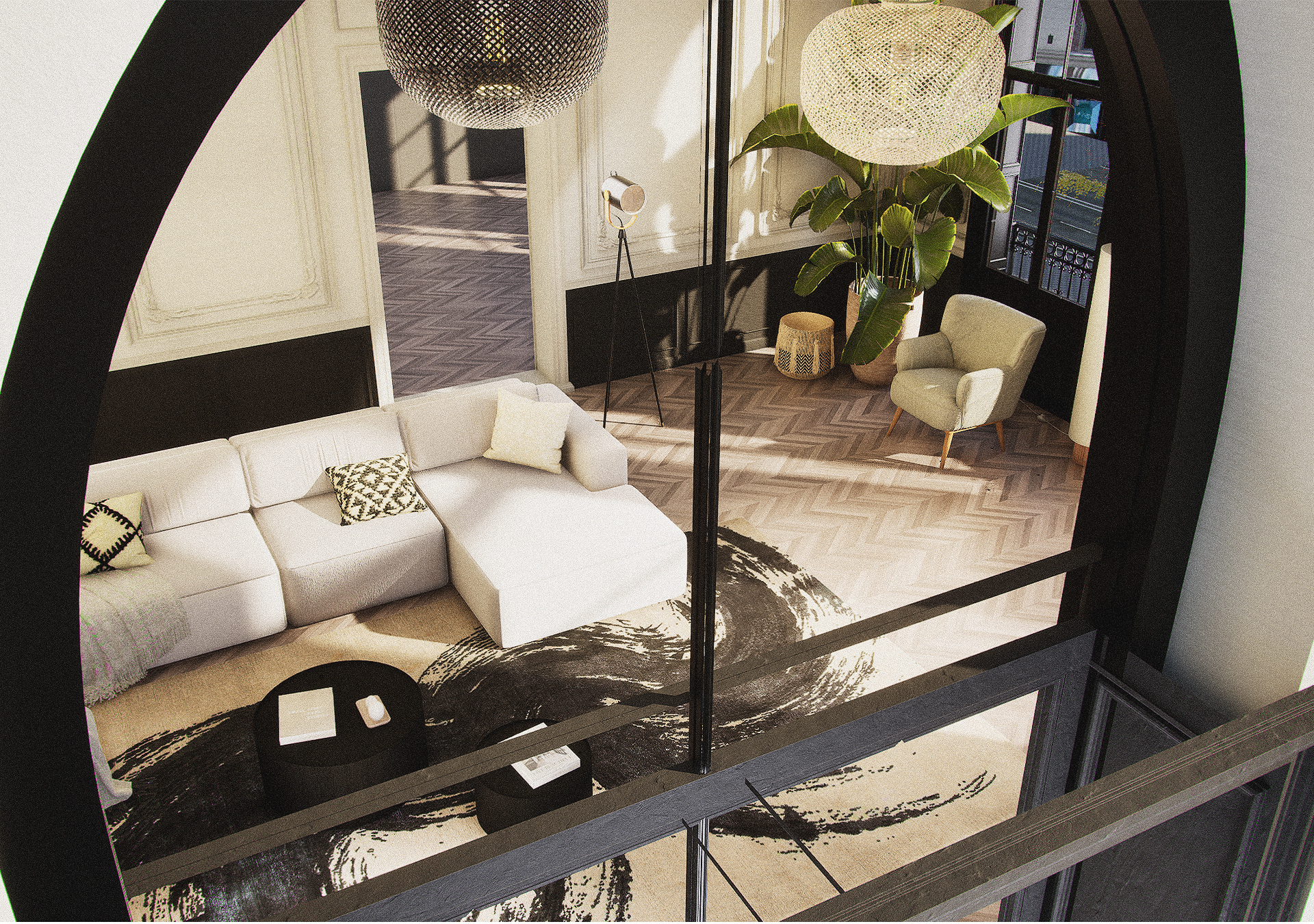 Exterior render sequence A