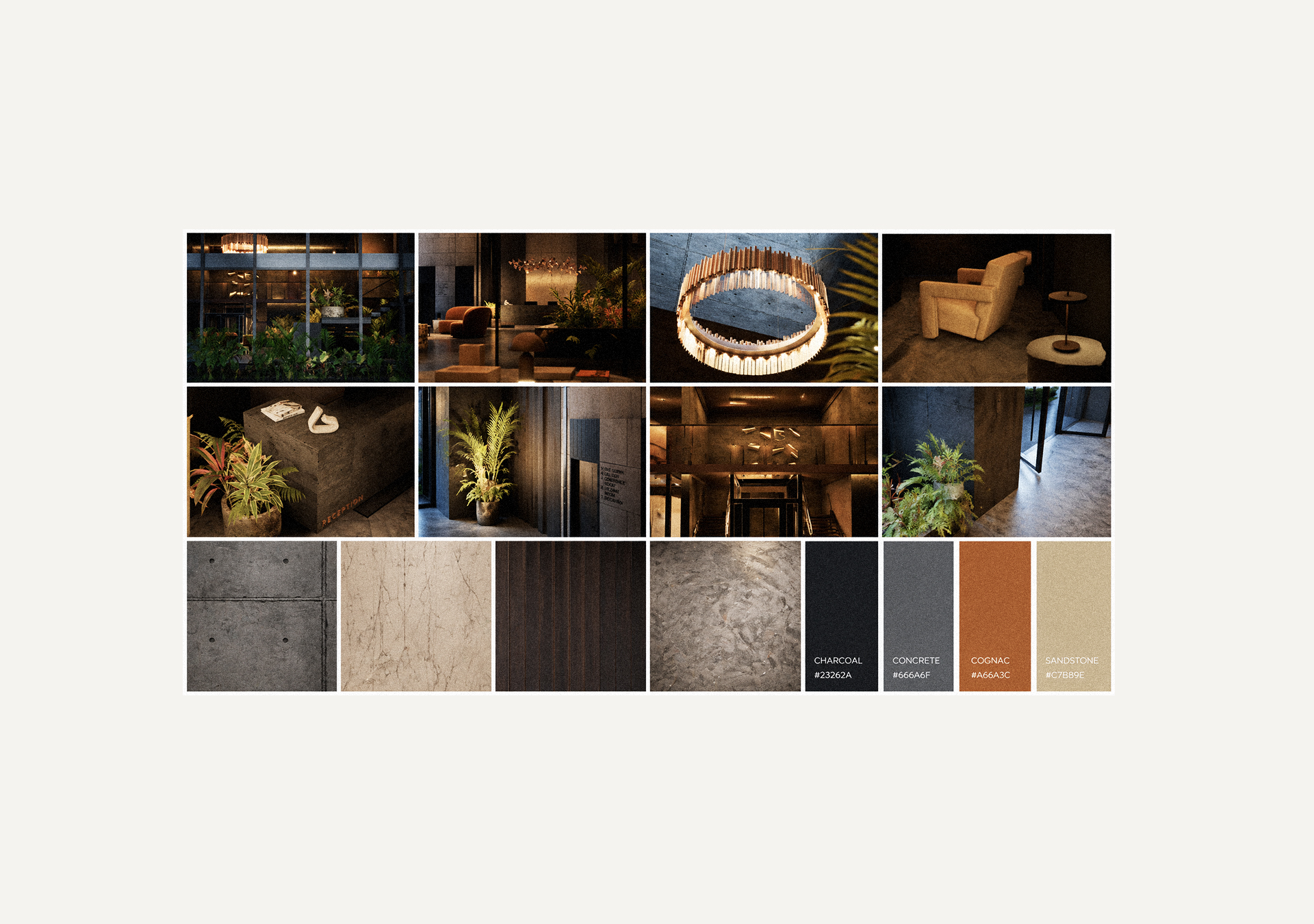 Wilderness Lobby Hotel interior render