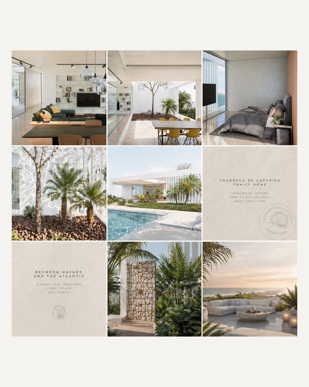Charneca de Caparica Family Home material detail render